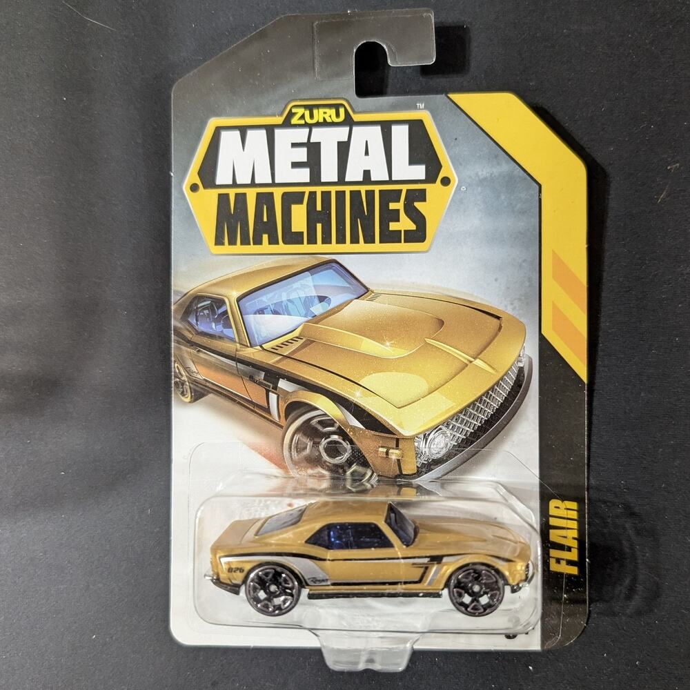 ZURU 5 Surprise Toy Mini Brands Series 2 #047 METAL MACHINES THRILLER YELLOW CAR